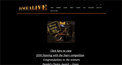 Desktop Screenshot of dancealive.org